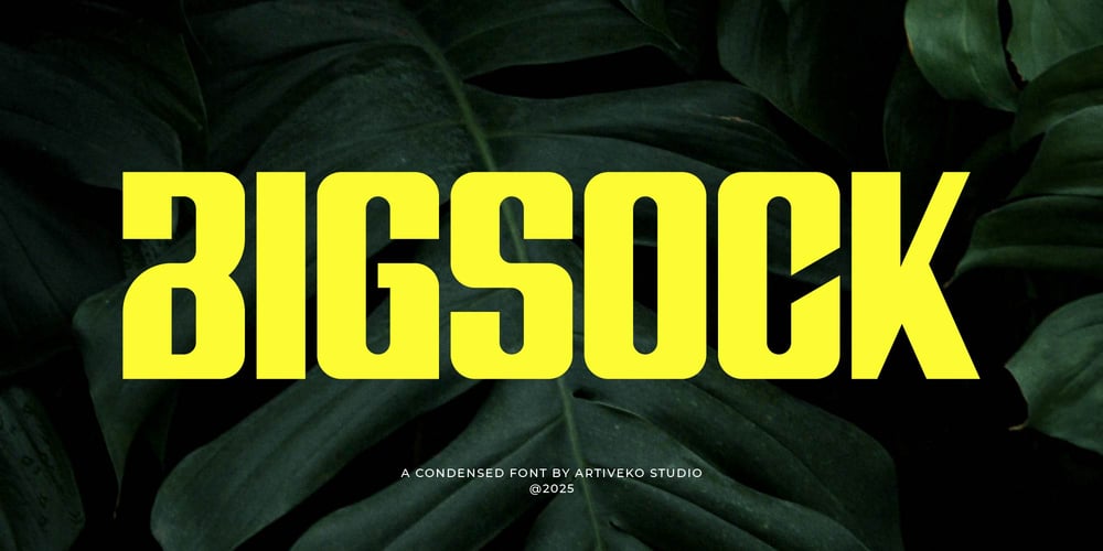 Bigsock font