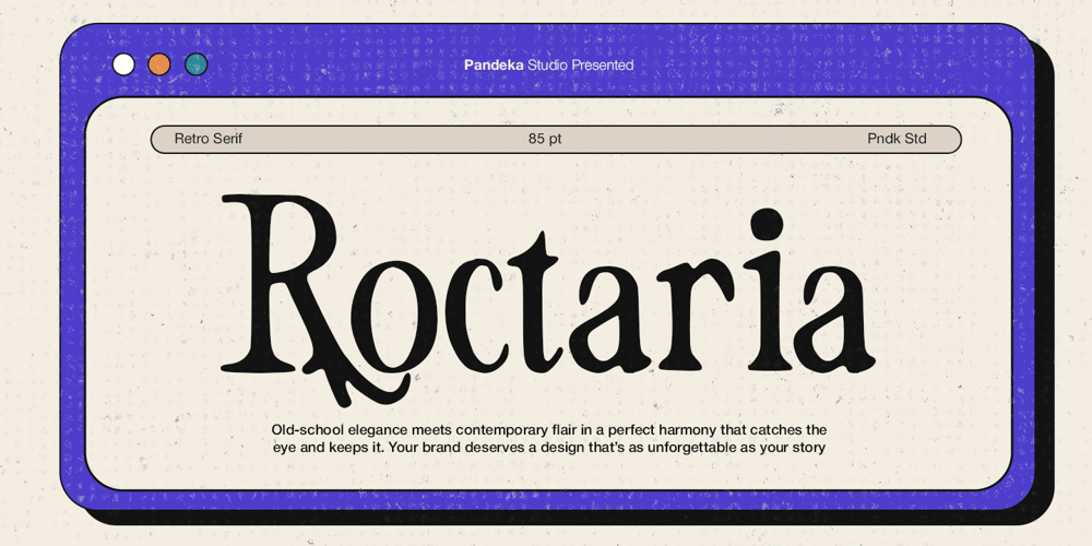 Roctaria font