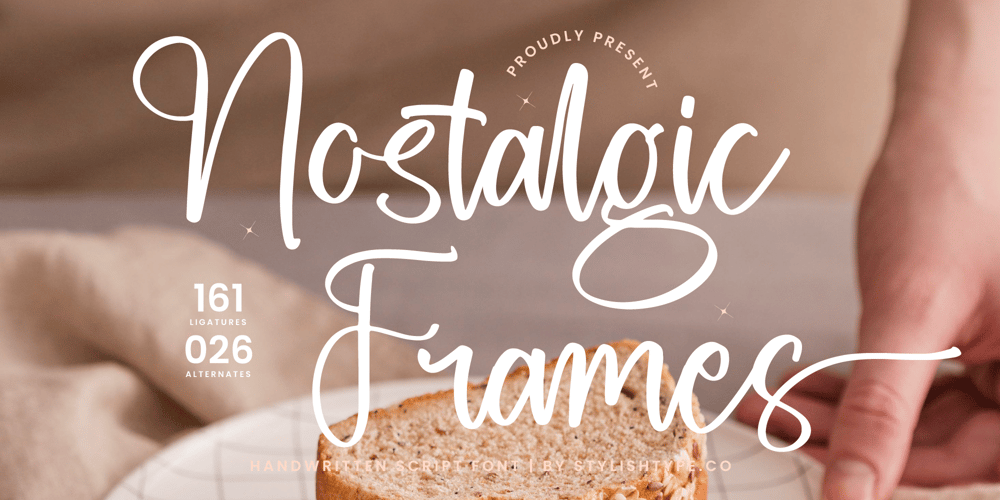 Nostalgic Frames font