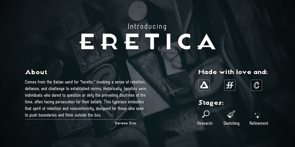 Eretica font