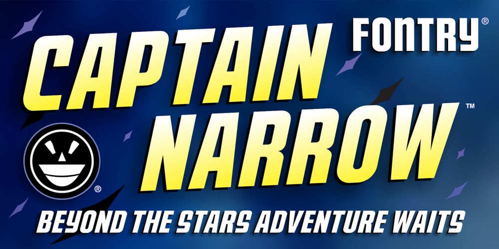 CFB1 Captain Narrow font