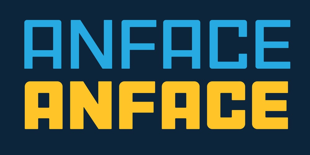 Anface font
