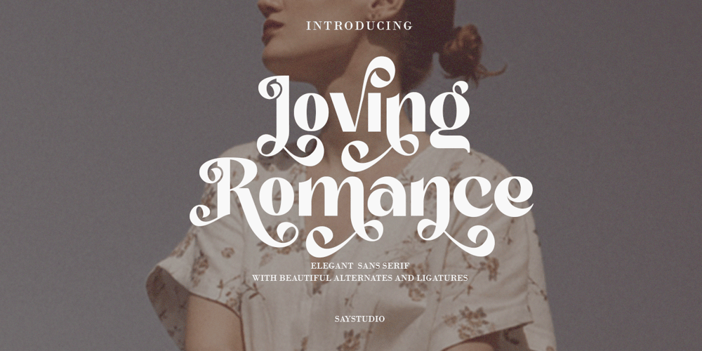 Loving Romance font