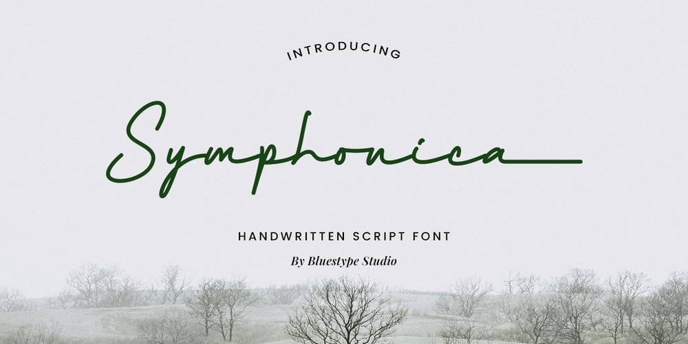 Symphonica font