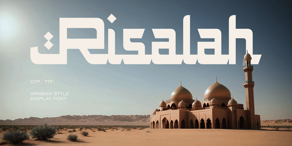 Risalah font