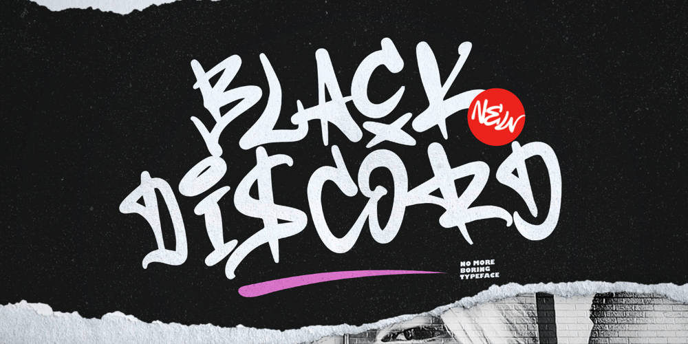 Black Discord font