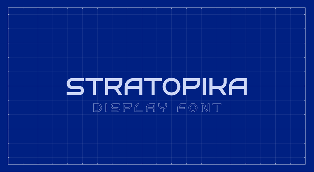 Stratopika font