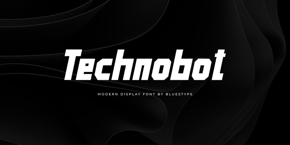 Technobot font