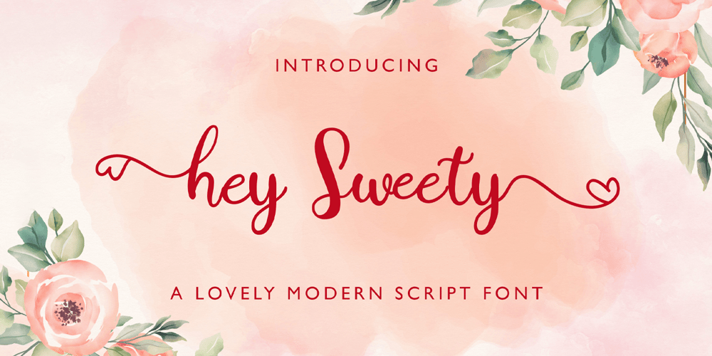 Hey Sweet font