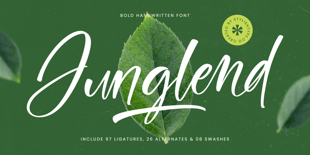 Junglend font