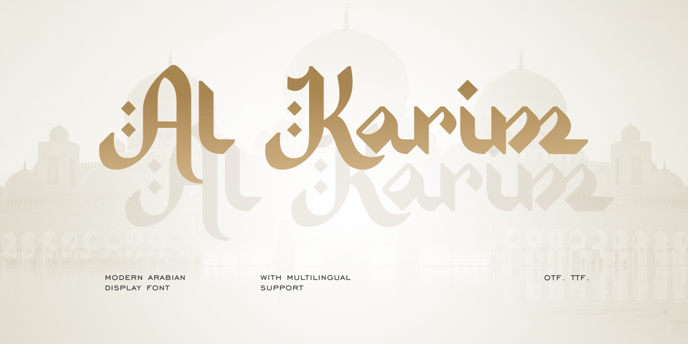 Al Karim font