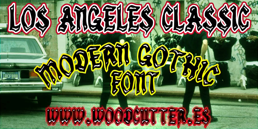 Los Angeles Classic font