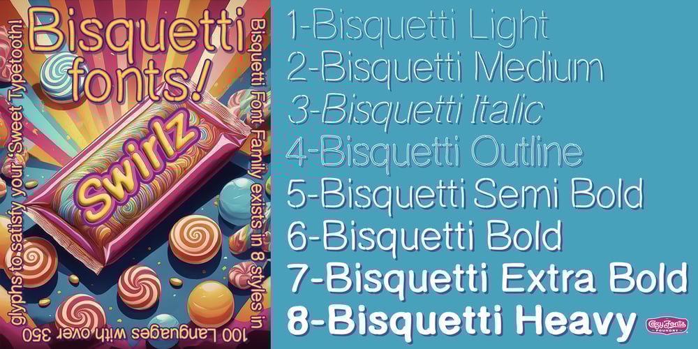Bisquetti font