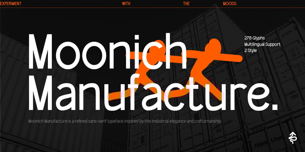 Moonich Manufacture font