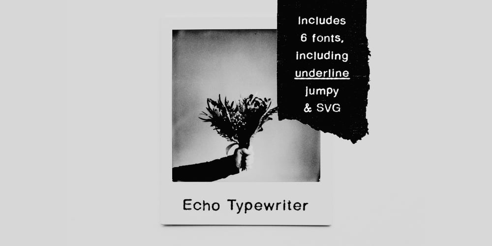 Echo Typewriter font