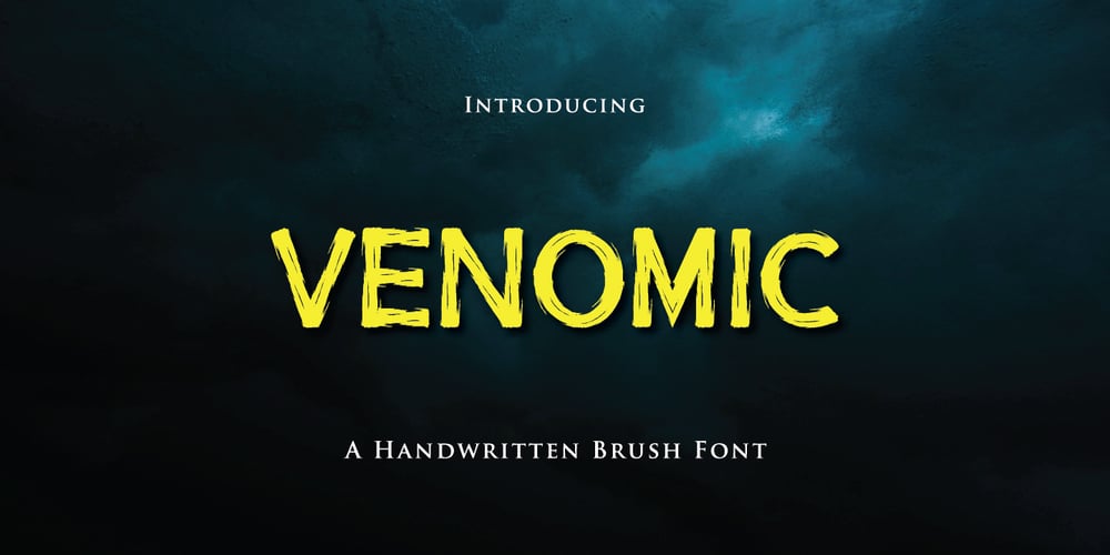 Venomic font