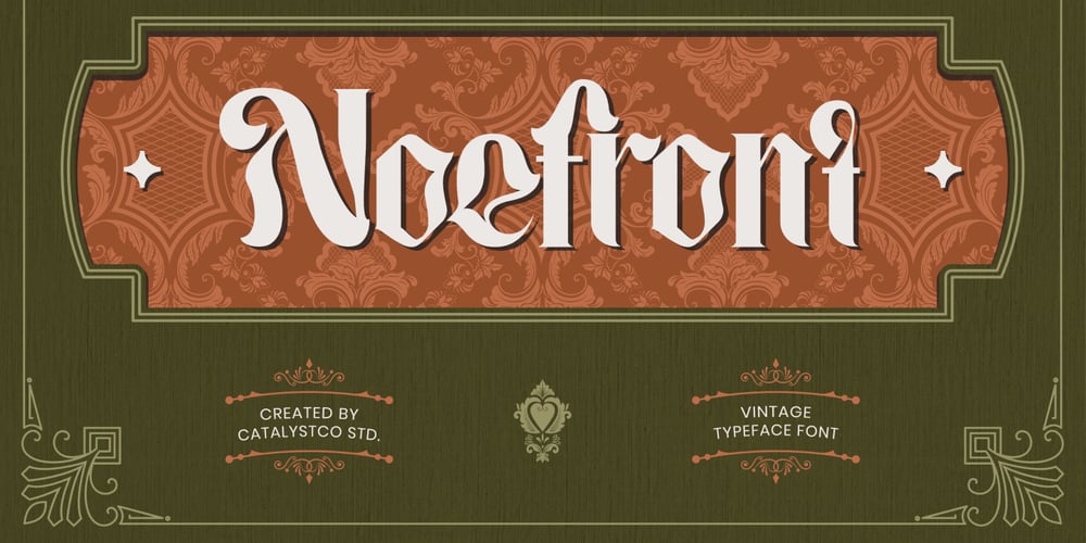 Noefront font