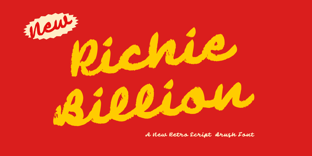 Richie Billion font