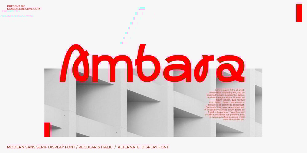 Ambara font