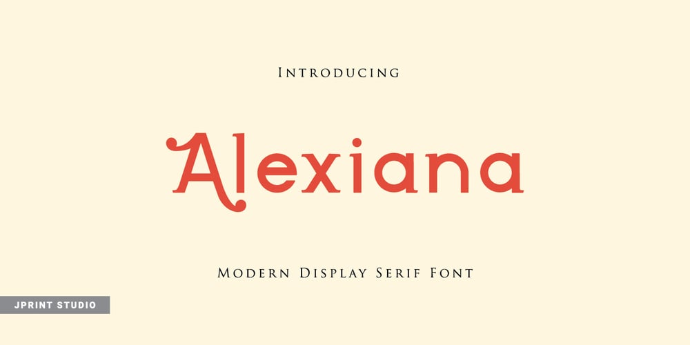Alexiana font
