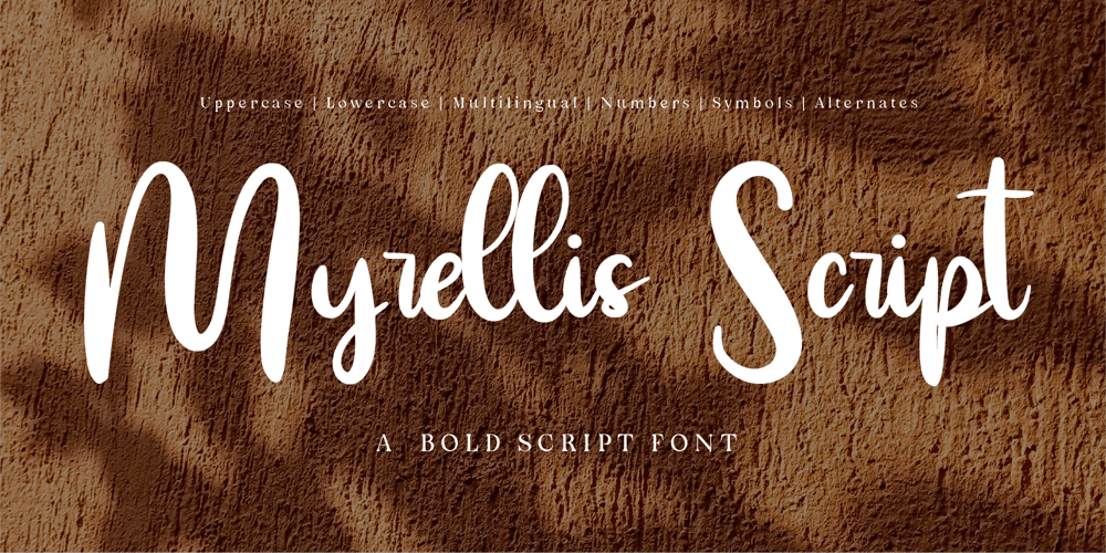 CF Myrellis Script font