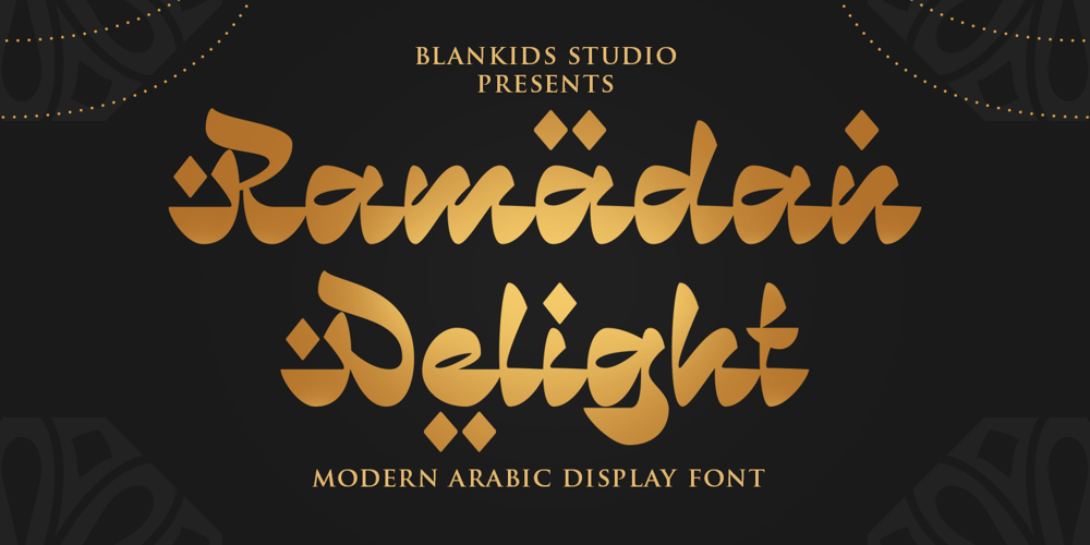 Ramadan Delight font
