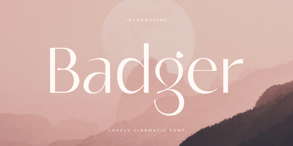 Badger font