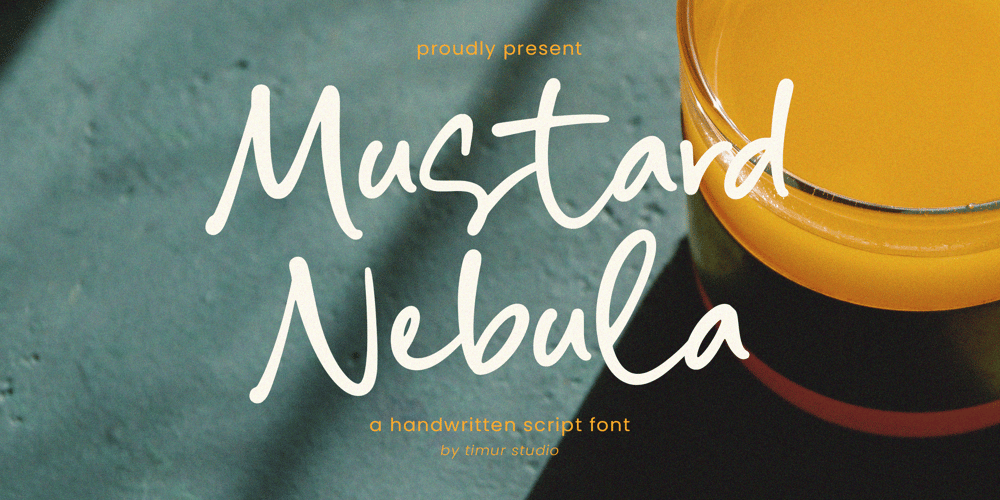 Mustard Nebula font