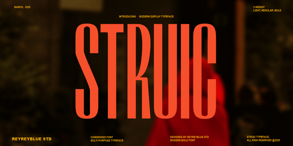 RB Struic font