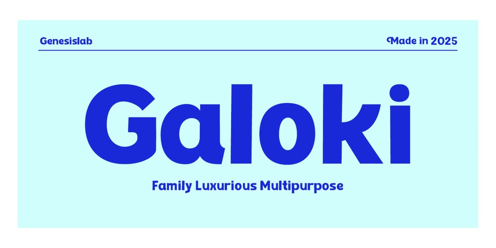 GL Galoki font