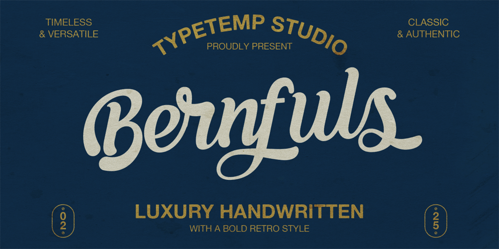 Bernfuls Script font