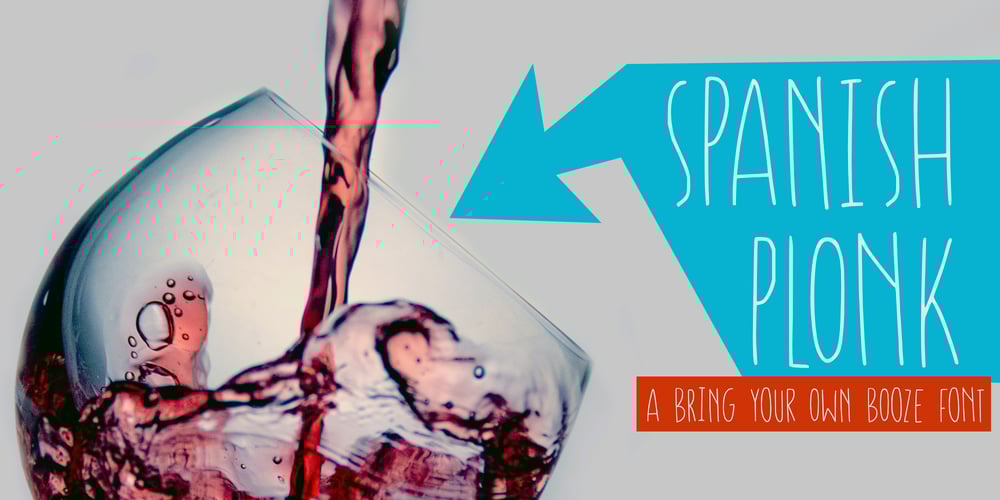 Spanish Plonk font