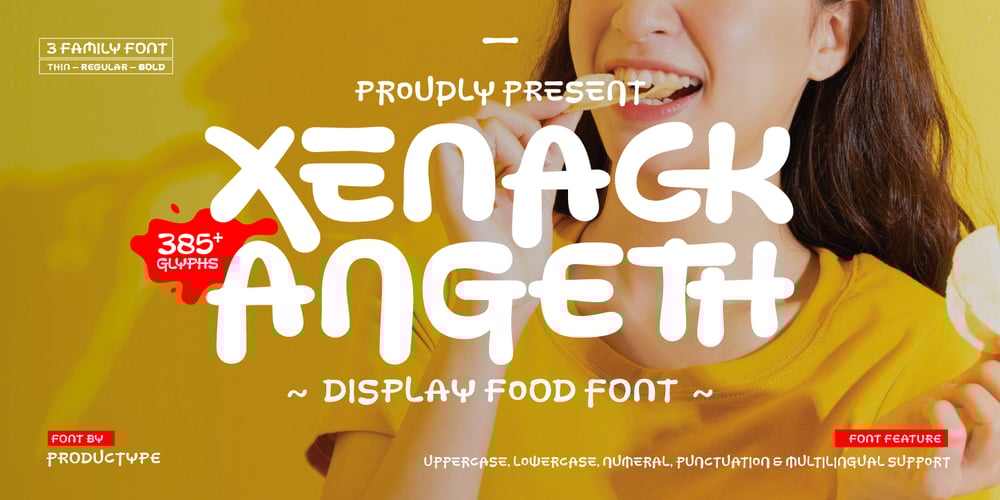 Xenack Angeth font