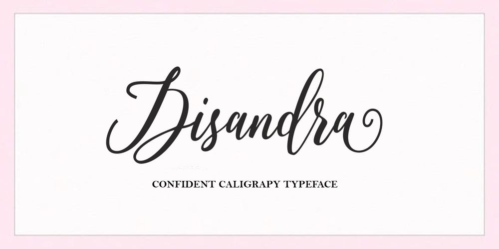 Disandra font