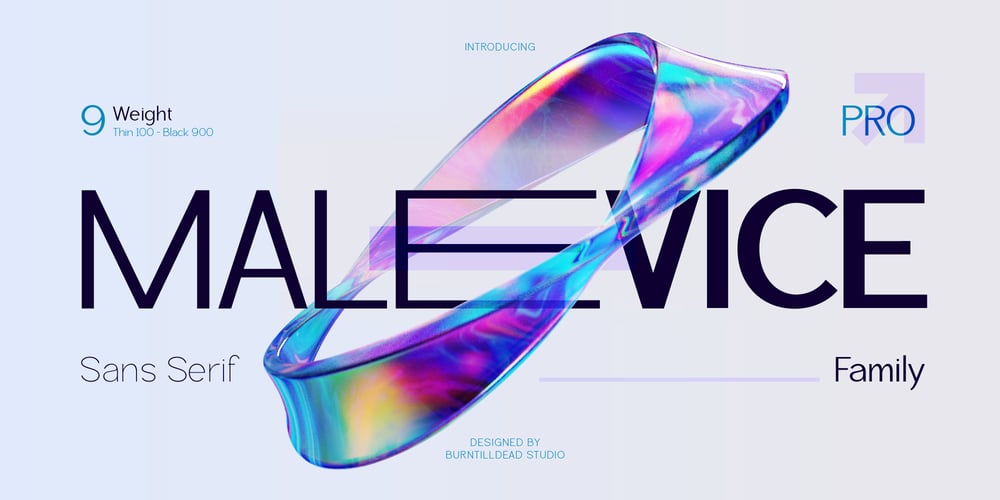 Malevice pro font