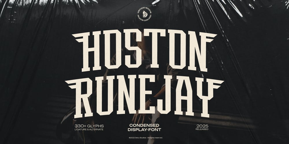 Hoston Runejay font