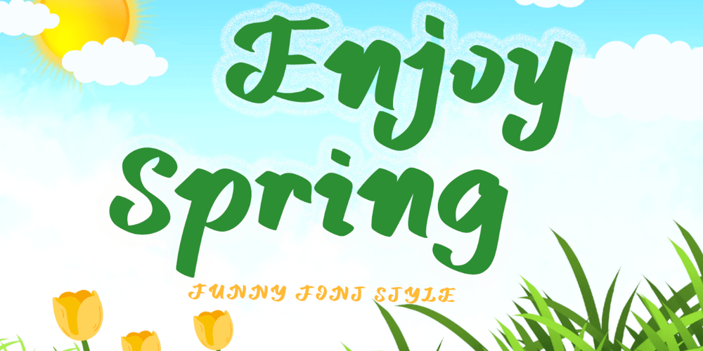Enjoy Spring font