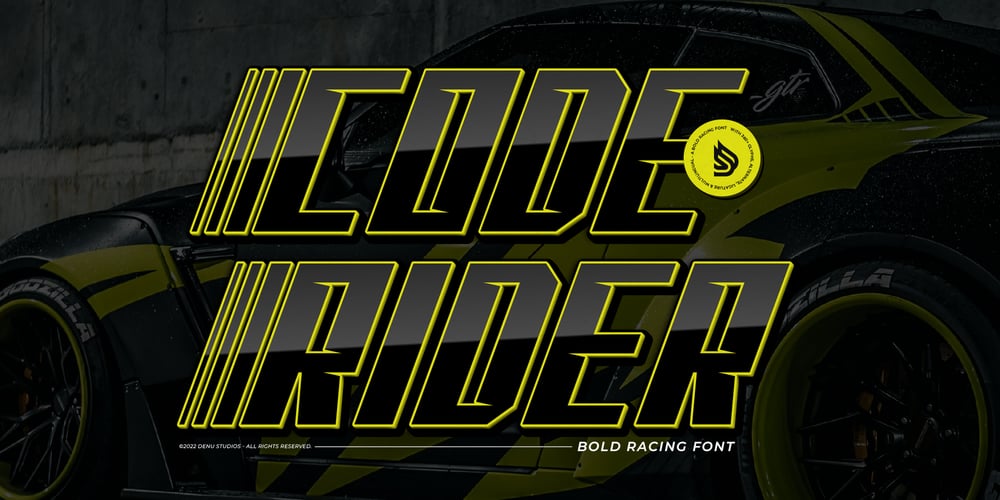 Code Rider font