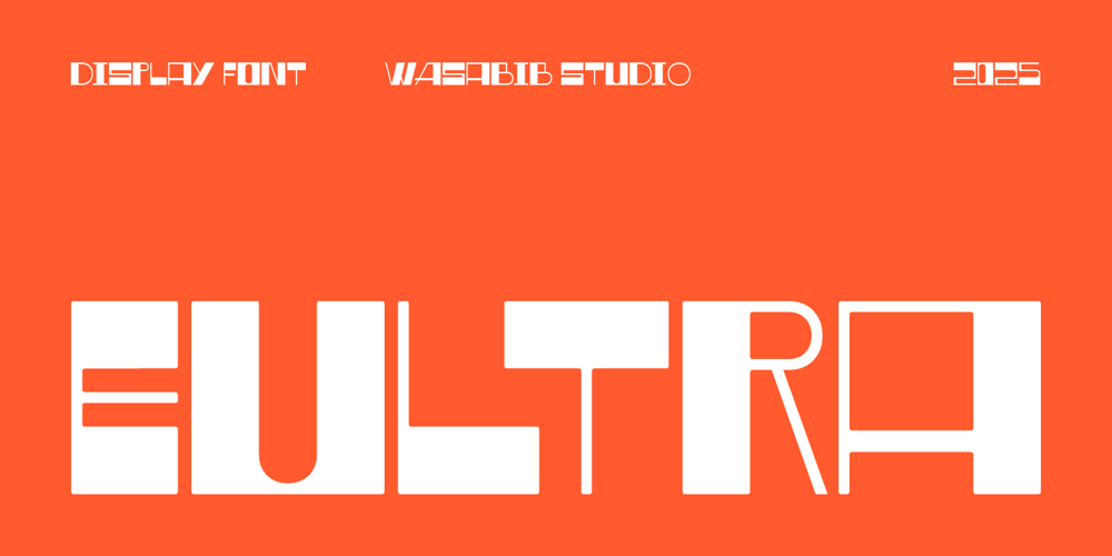 Eultra font