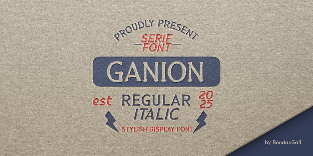 Ganion font