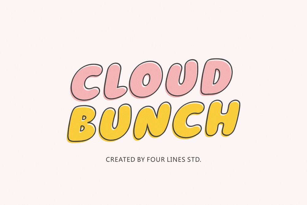 Cloud Bunch font