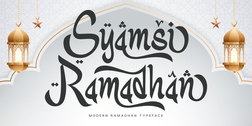 Syamsi Ramadhan font