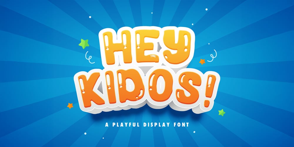 Hey Kidos font