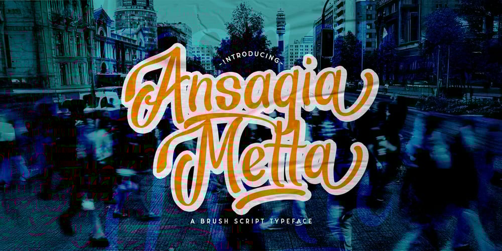 Ansagia Metta font