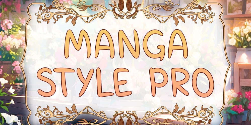 Manga Style Pro font
