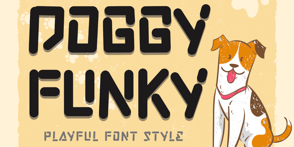 Doggy Funky font