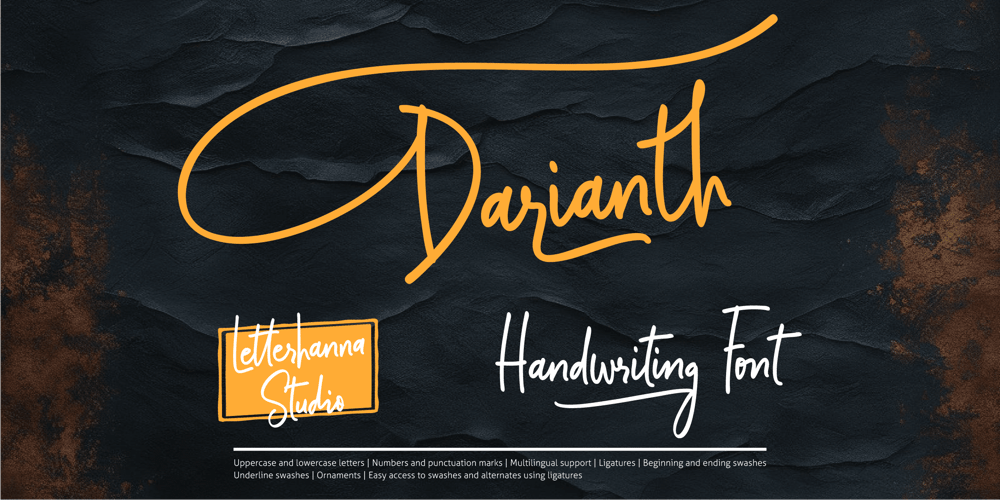 Darianth font