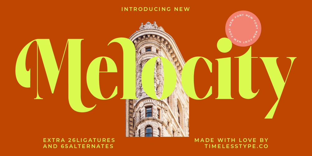 Melocity font