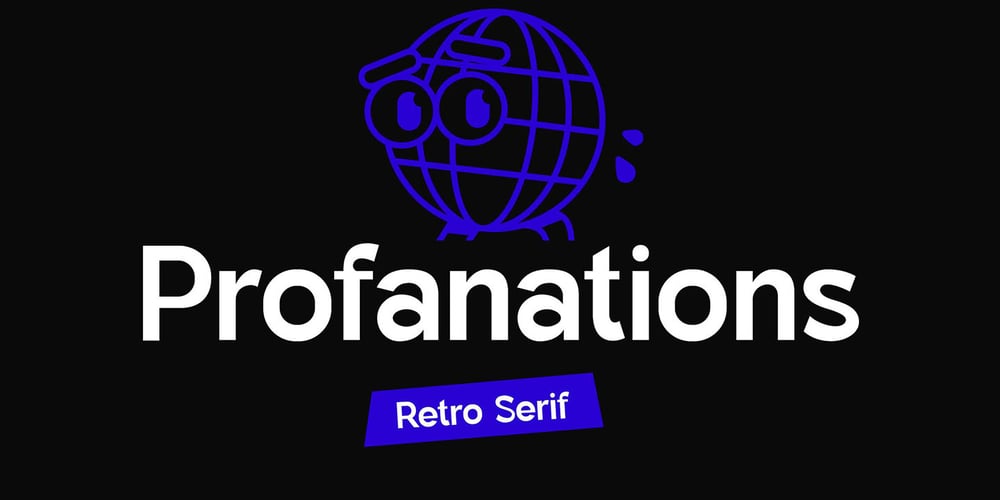 Profanations Retro Sans font