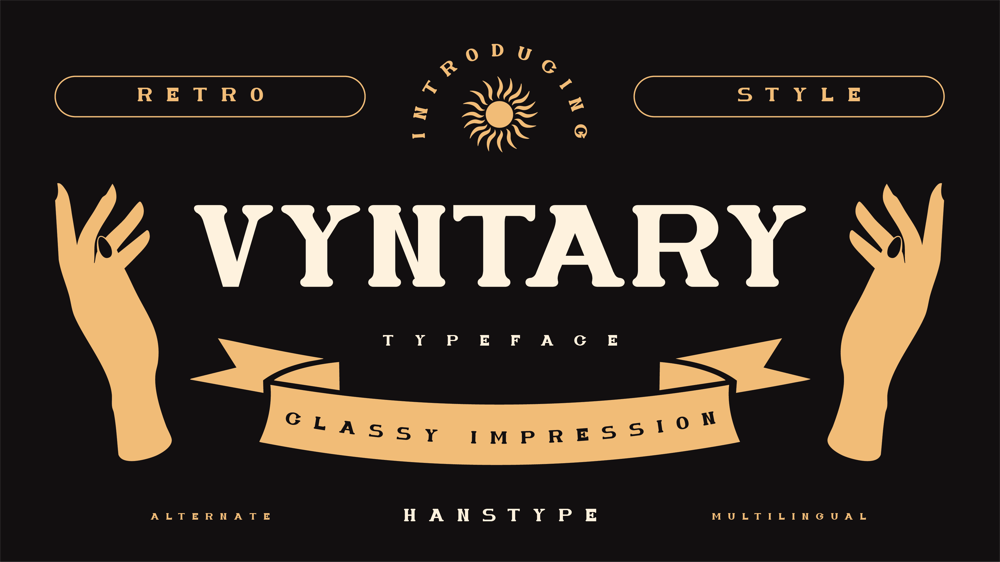 Vyntary font
